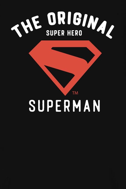 Gothicana By Emp "Kids - Super Hero" T-Shirt Black By Superman