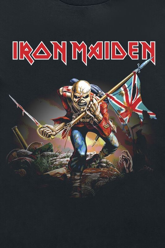 Gothicana By Emp "Kids - Trooper" T-Shirt Black By Iron Maiden