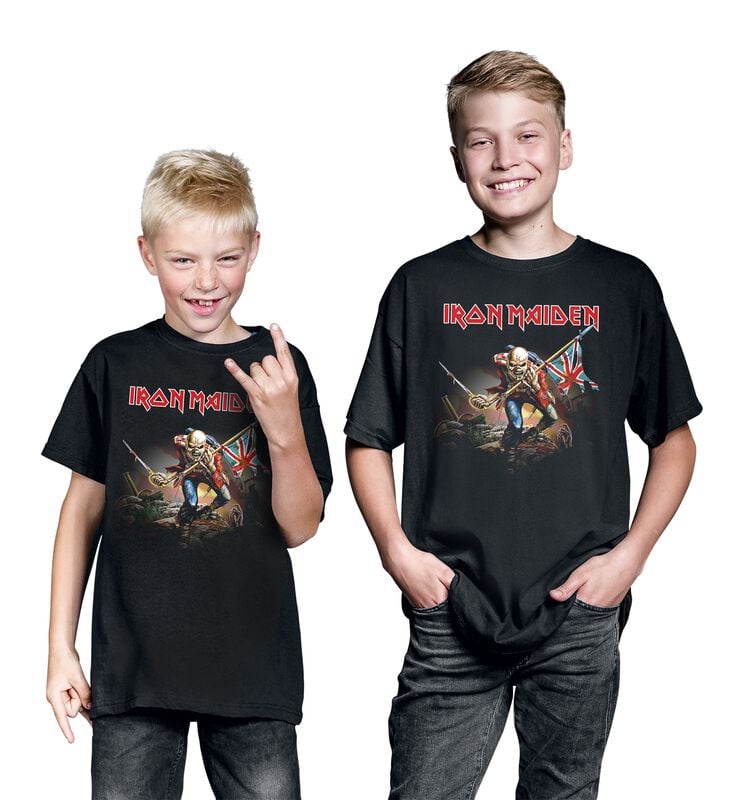 Gothicana By Emp "Kids - Trooper" T-Shirt Black By Iron Maiden