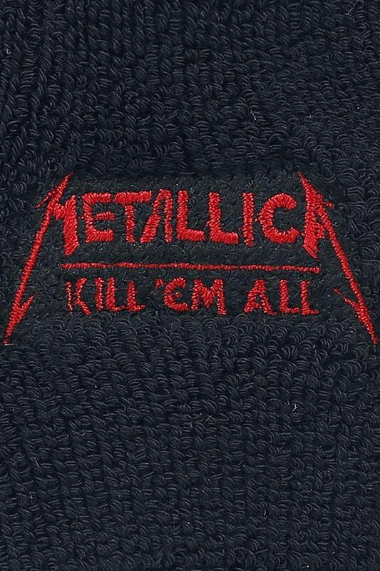 Gothicana By Emp "Kill 'Em All - Wristband" Sweatband Black By Metallica