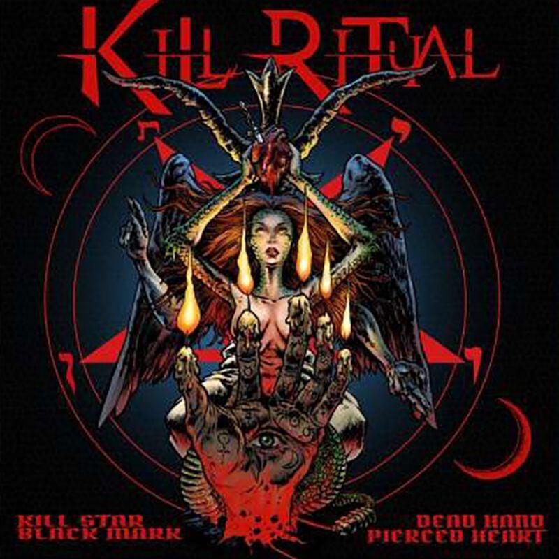 Gothicana By Emp "Kill Star Black Mark Dead Hand Pierced Heart" LP Black By Kill Ritual
