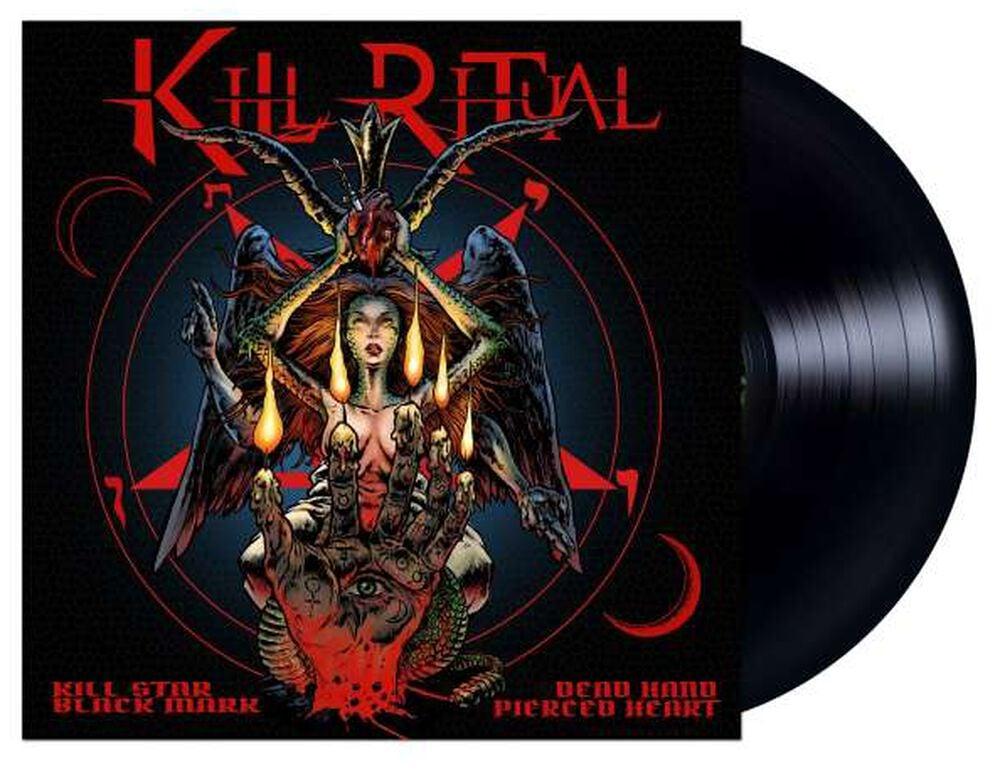 gothicana by emp "Kill star black mark dead hand pierced heart" LP black by Kill Ritual