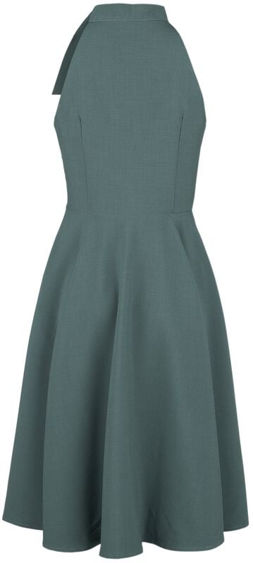 Gothicana By Emp "Kira Swing Dress" Midi Dress Green By H&R London