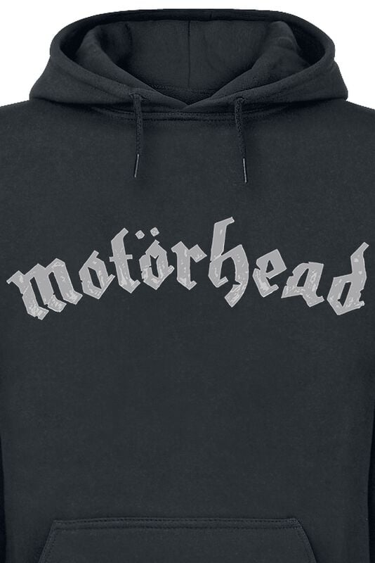 Gothicana By Emp "Kiss Of Death Bullet Circle V2" Hoodie Black By Motörhead