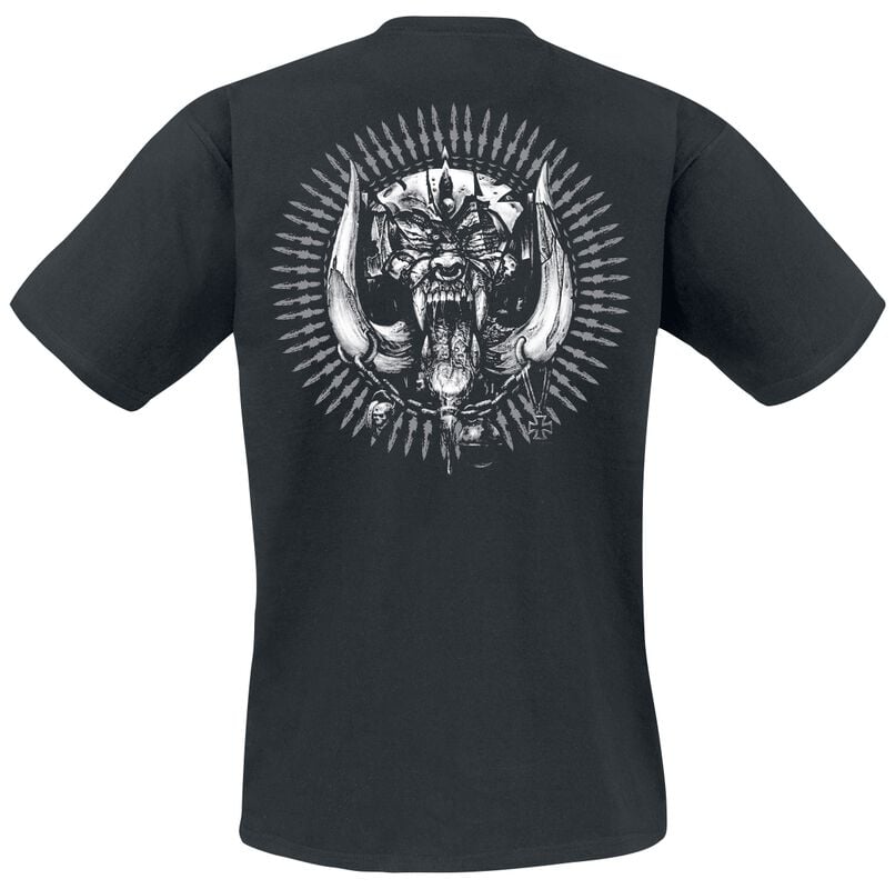 Gothicana By Emp "Kiss Of Death Bullet Circle V2" T-Shirt Black By Motörhead