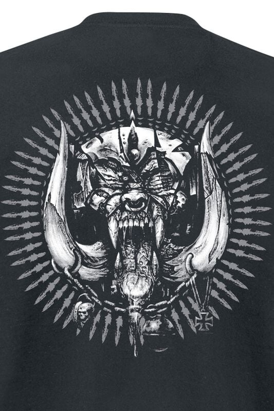 Gothicana By Emp "Kiss Of Death Bullet Circle V2" T-Shirt Black By Motörhead