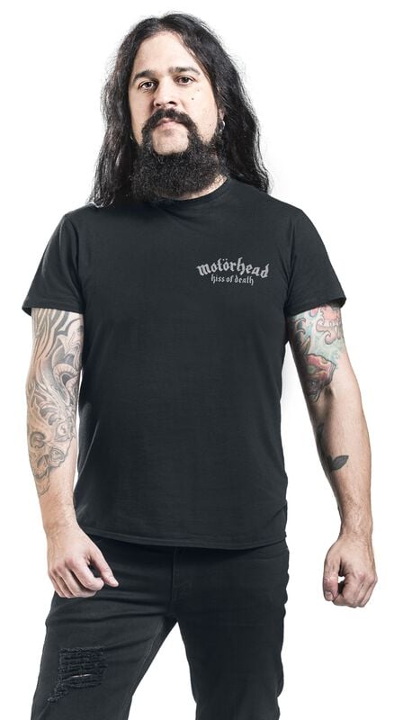Gothicana By Emp "Kiss Of Death Bullet Circle V2" T-Shirt Black By Motörhead