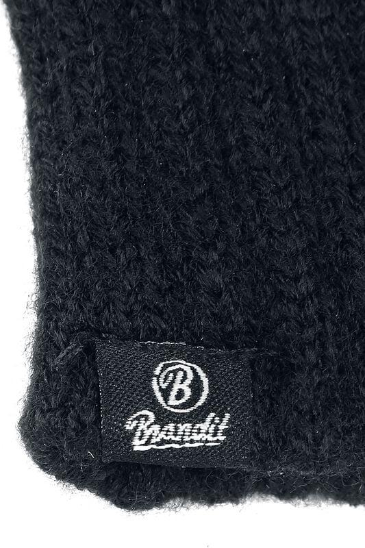Gothicana By Emp "Knitted Gloves" Full-fingered Gloves Black By Brandit