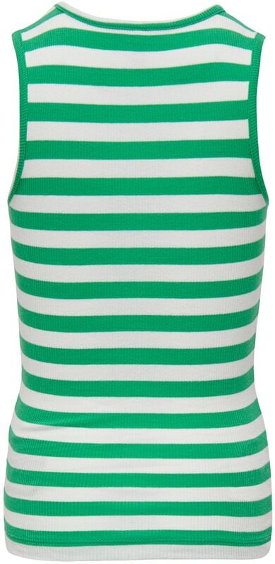 Gothicana By Emp "Kogkenya Rib Strike Tank Top" Longsleeve Green-white By Kids ONLY