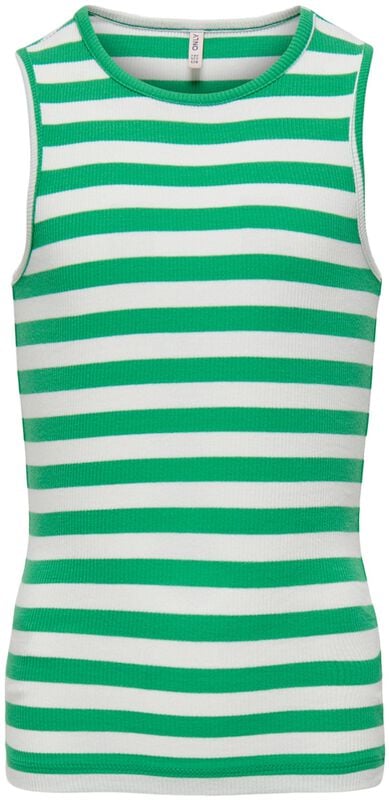 gothicana by emp "Kogkenya Rib Strike Tank Top" Longsleeve green-white by Kids ONLY