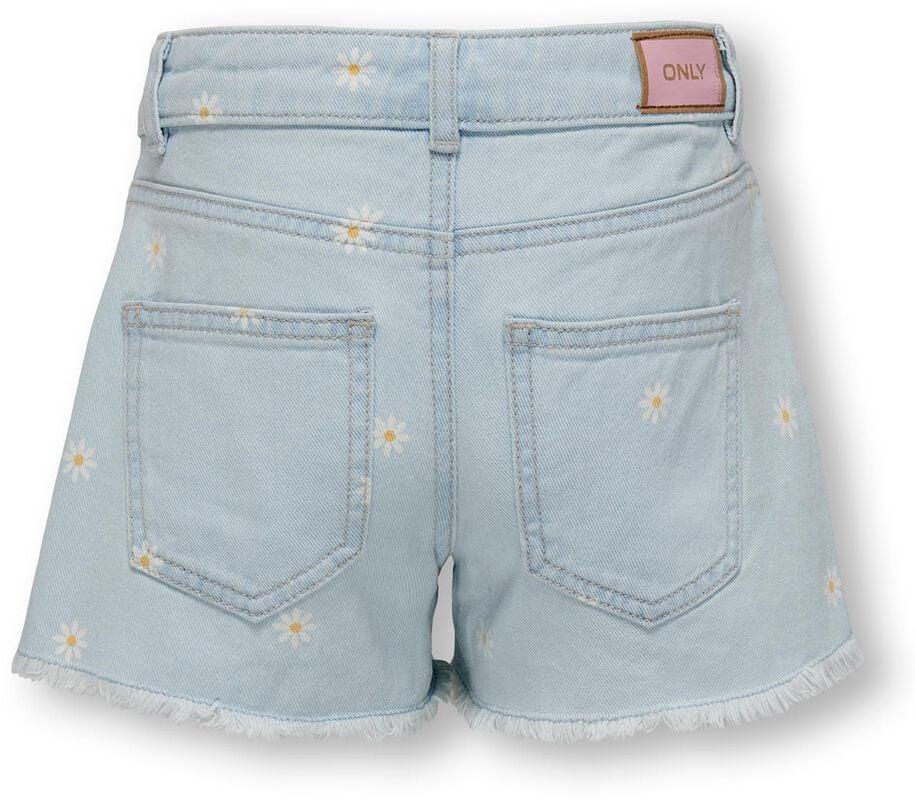 Gothicana By Emp "Kogrobyn Daisy Shorts BJ" Shorts Light Blue By Kids ONLY