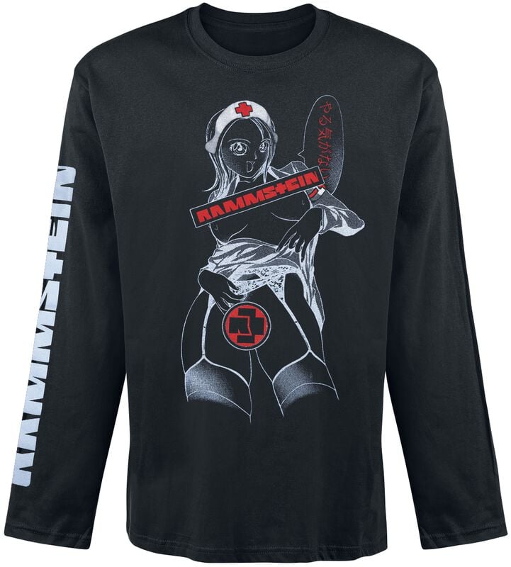 gothicana by emp "Krankenschwester" Long-sleeve Shirt black by Rammstein