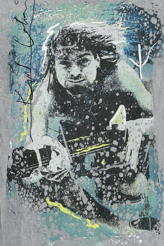 Gothicana By Emp "Kurt Signature" T-Shirt Grey By Kurt Cobain
