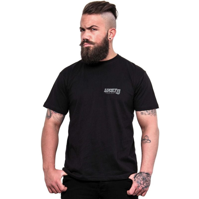 Gothicana By Emp "L13 Bad Mofo T-shirt" T-Shirt Black By Lucky 13