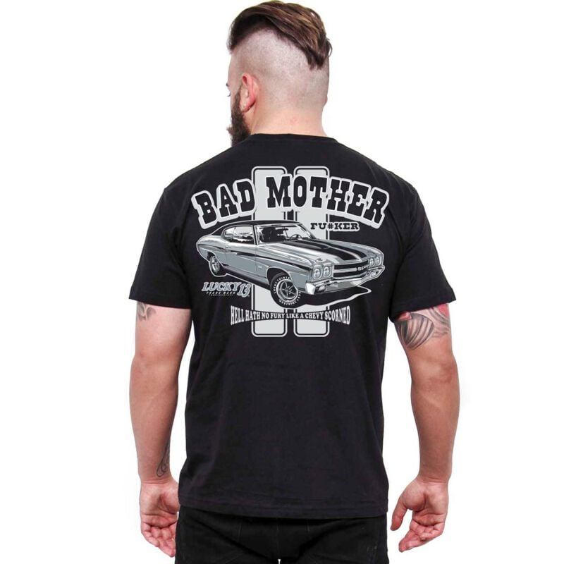 Gothicana By Emp "L13 Bad Mofo T-shirt" T-Shirt Black By Lucky 13