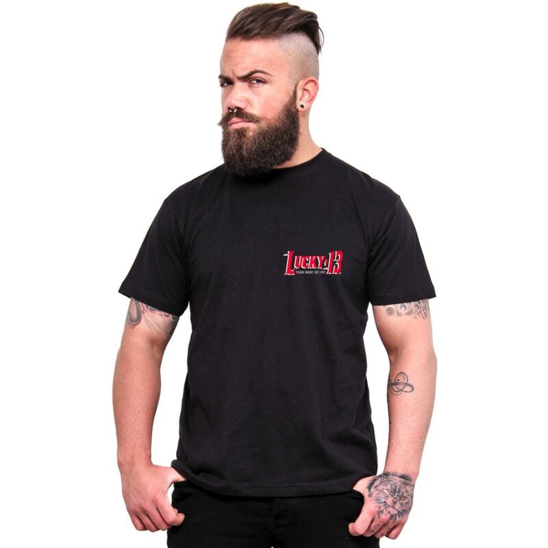 Gothicana By Emp "L13 El Speedy T-shirt" T-Shirt Black By Lucky 13