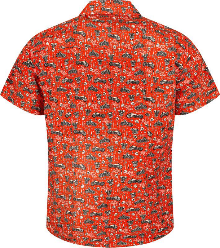 Gothicana By Emp "LA Motor Soul Shirt" Short-sleeved Shirt Red By King Kerosin
