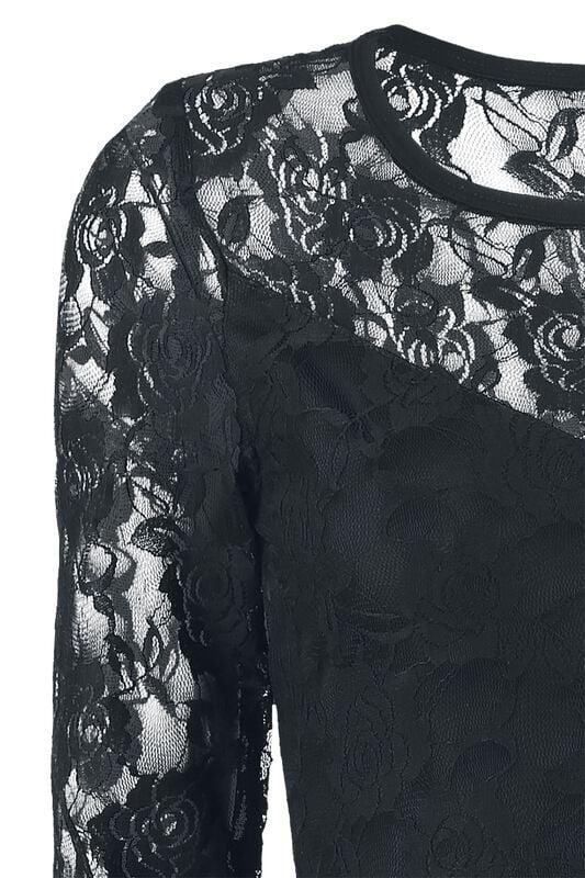 Gothicana By Emp "Lace Dress" Mini Dress Black By Gothicana By EMP