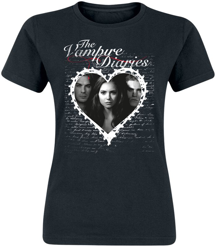 gothicana by emp "Lace Hear" T-Shirt black by The Vampire Diaries