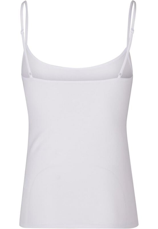 Gothicana By Emp "Ladies' Basic Cotton Vest (2-pack)" Top White By Urban Classics
