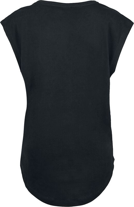 Gothicana By Emp "Ladies Basic Shaped Tee" T-Shirt Black By Urban Classics