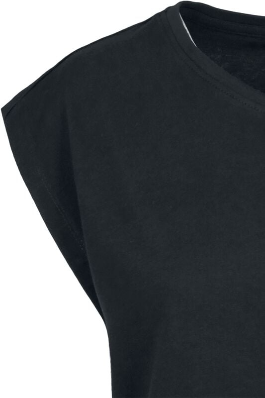 Gothicana By Emp "Ladies Basic Shaped Tee" T-Shirt Black By Urban Classics