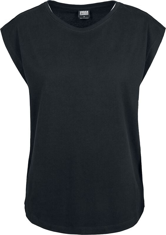 gothicana by emp "Ladies Basic Shaped Tee" T-Shirt black by Urban Classics