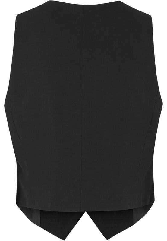 Gothicana By Emp "Ladies' Classic Waistcoat" Vest Black By Urban Classics