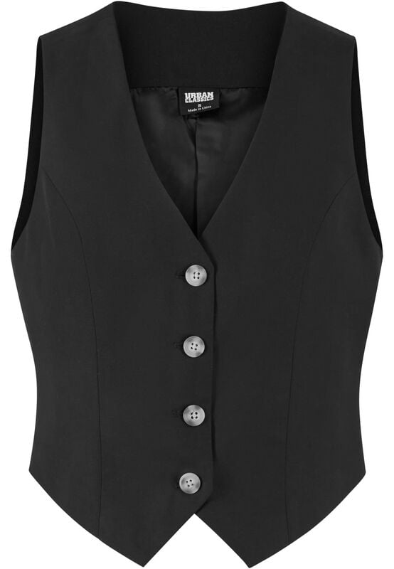 gothicana by emp "Ladies' Classic Waistcoat" Vest black by Urban Classics