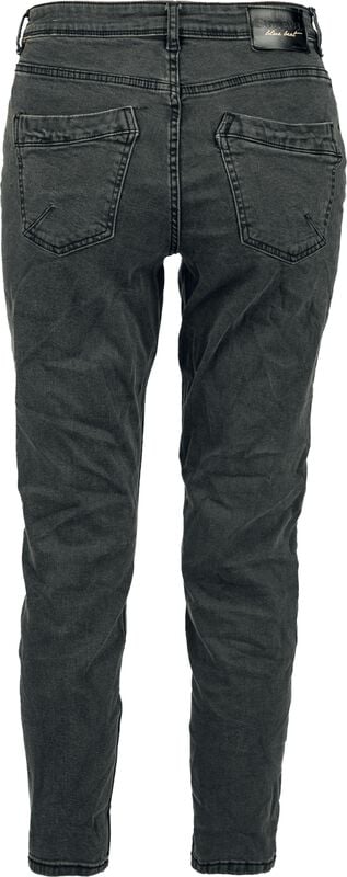 Gothicana By Emp "Ladies Denim Mom Fit" Jeans Anthracite By Sublevel Denim
