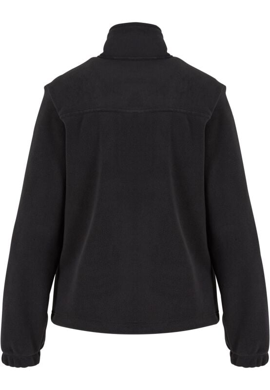 Gothicana By Emp "Ladies Double Polar Fleece Jacket" Fleece Jacket Black By Urban Classics