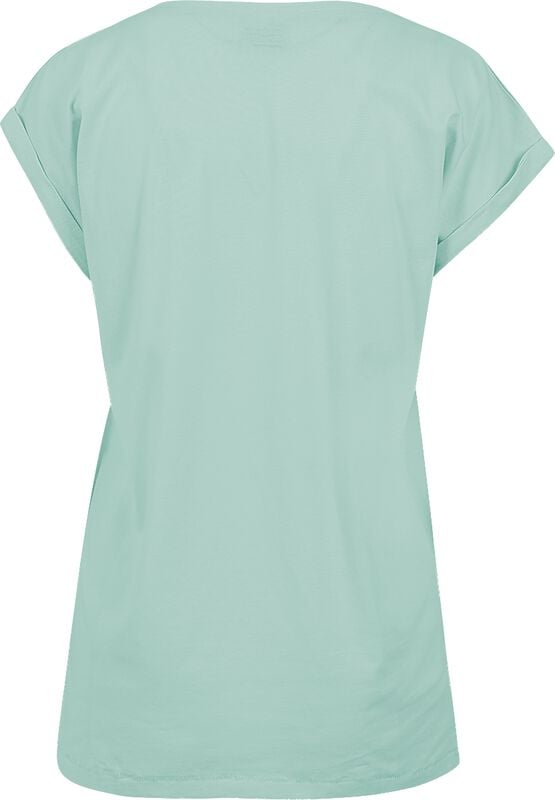 Gothicana By Emp "Ladies Extended Shoulder Tee" T-Shirt Mint By Urban Classics