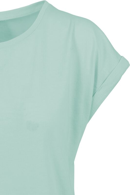 Gothicana By Emp "Ladies Extended Shoulder Tee" T-Shirt Mint By Urban Classics