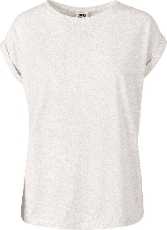 gothicana by emp "Ladies Extended Shoulder Tee" T-Shirt mottled grey by Urban Classics