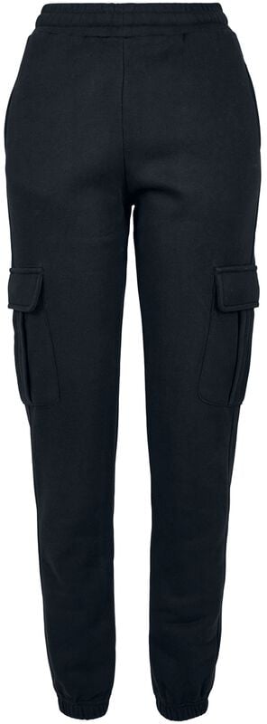gothicana by emp "Ladies High Waist Cargo Sweat Trousers" Cloth Trousers black by Urban Classics