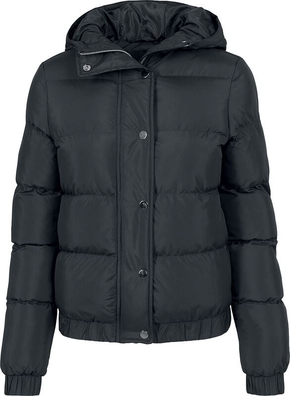 gothicana by emp "Ladies Hooded Puffer Jacket" Between-seasons Jacket black by Urban Classics