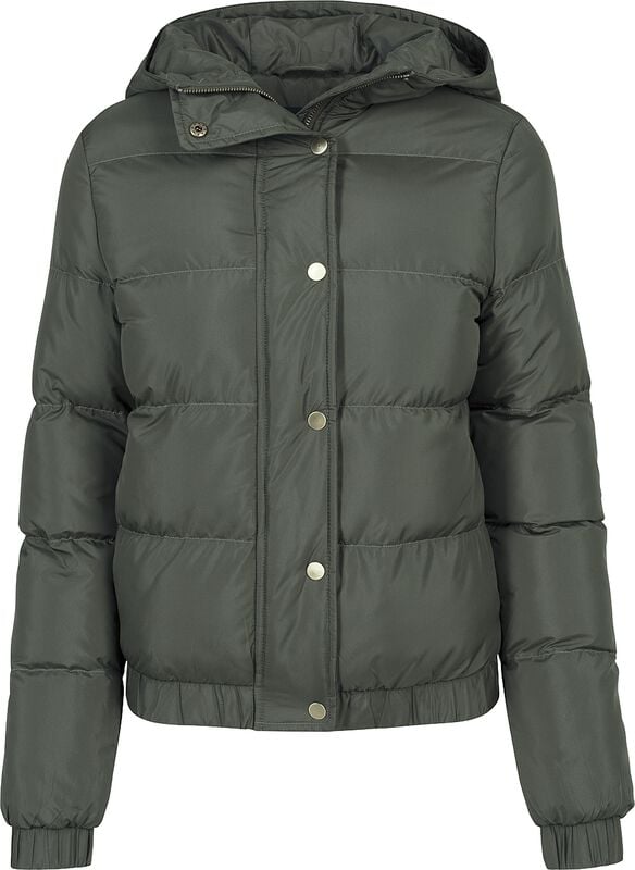 gothicana by emp "Ladies Hooded Puffer Jacket" Between-seasons Jacket olive by Urban Classics