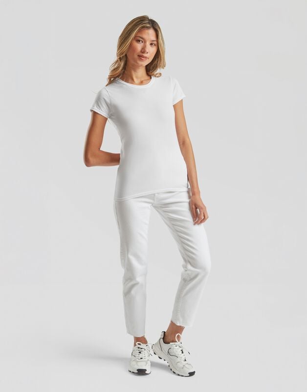 Gothicana By Emp "LADIES ICONIC 150 T" T-Shirt White By Fruit Of The Loom