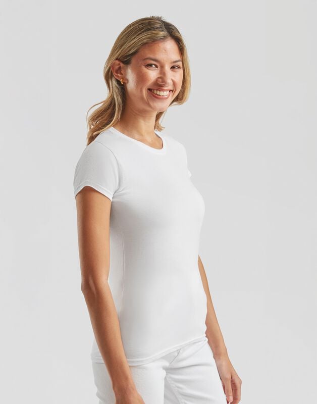 Gothicana By Emp "LADIES ICONIC 150 T" T-Shirt White By Fruit Of The Loom