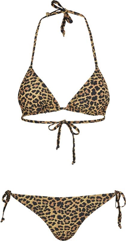 gothicana by emp "Ladies Leo Bikini" Bikini Set brown-black by Urban Classics