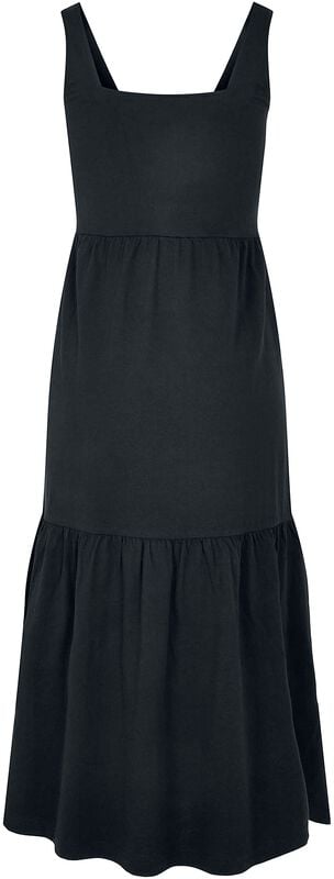 Gothicana By Emp "Ladies Long Valance Summer Dress" Maxi Dress Black By Urban Classics