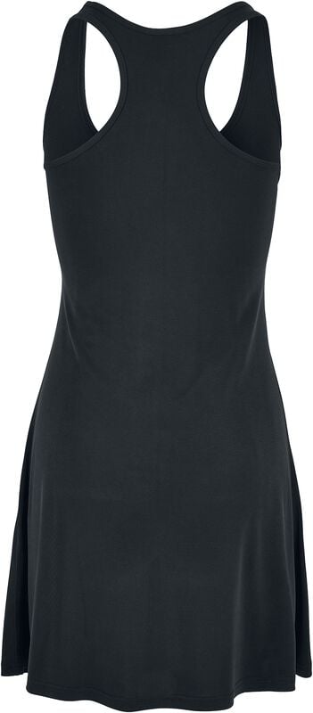 Gothicana By Emp "Ladies Modal Short Racer Back Dress" Mini Dress Black By Urban Classics