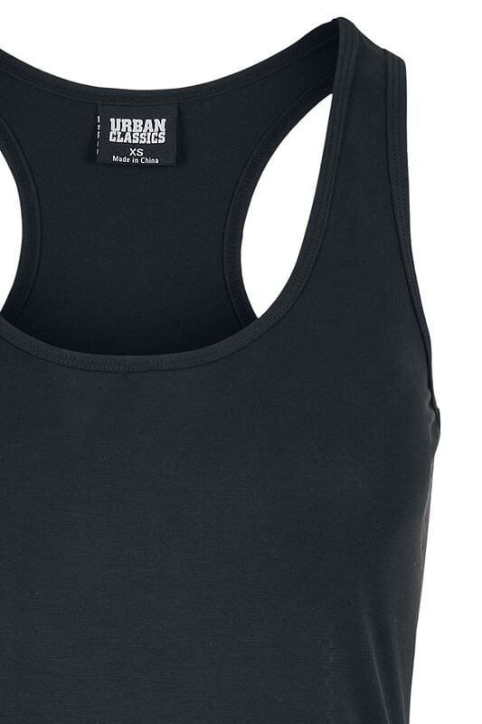 Gothicana By Emp "Ladies Modal Short Racer Back Dress" Mini Dress Black By Urban Classics