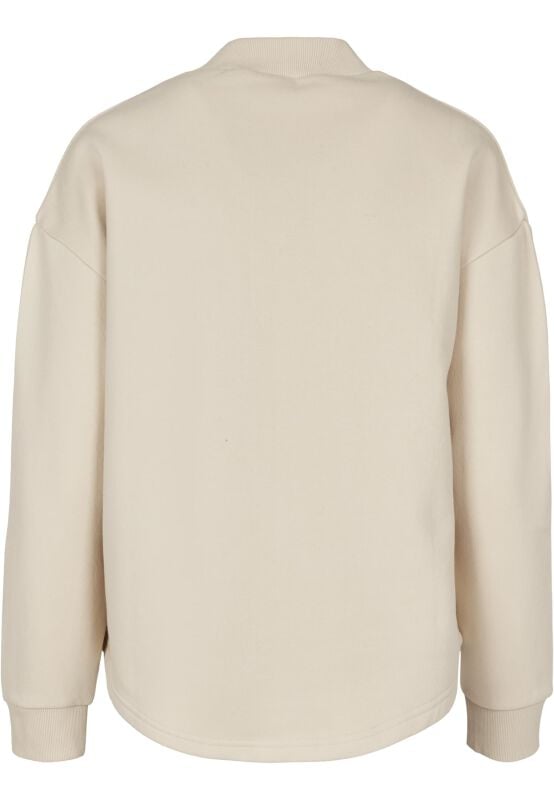 Gothicana By Emp "Ladies Oversized High Neck Crew" Sweatshirt Sand By Urban Classics