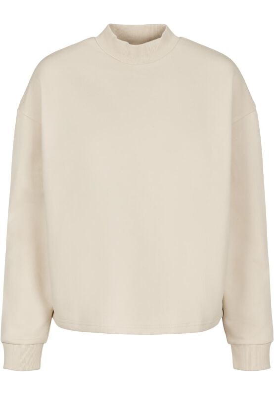 gothicana by emp "Ladies Oversized High Neck Crew" Sweatshirt sand by Urban Classics