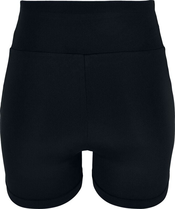 Gothicana By Emp "Ladies’ Recycled High-waist Cycling Hot Pants" Hot Pants Black By Urban Classics