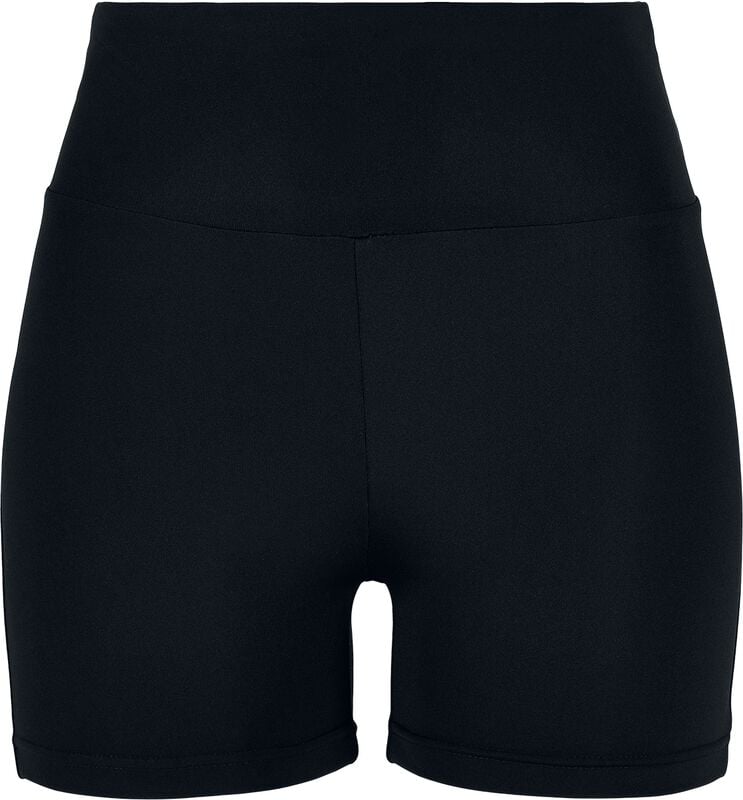 gothicana by emp "Ladies’ recycled high-waist cycling hot pants" Hot Pants black by Urban Classics