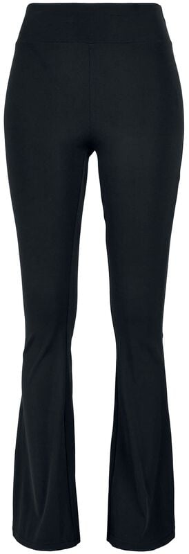 gothicana by emp "Ladies’ recycled high-waist flared leggings" Leggings black by Urban Classics