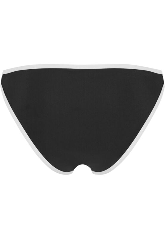 Gothicana By Emp "Ladies' Retro Triangle Bikini" Bikini Set Black-white By Urban Classics