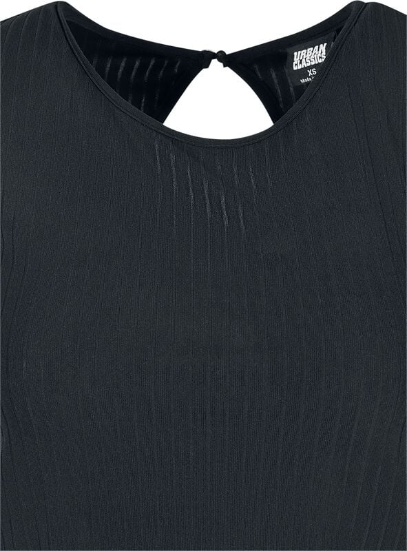 Gothicana By Emp "Ladies’ Rib Wide-leg Jumpsuit" Jumpsuit Black By Urban Classics